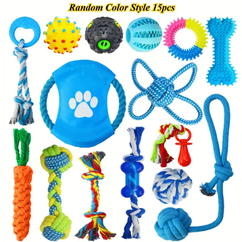 Series Dog Chew Toy Set (15pcs)-2